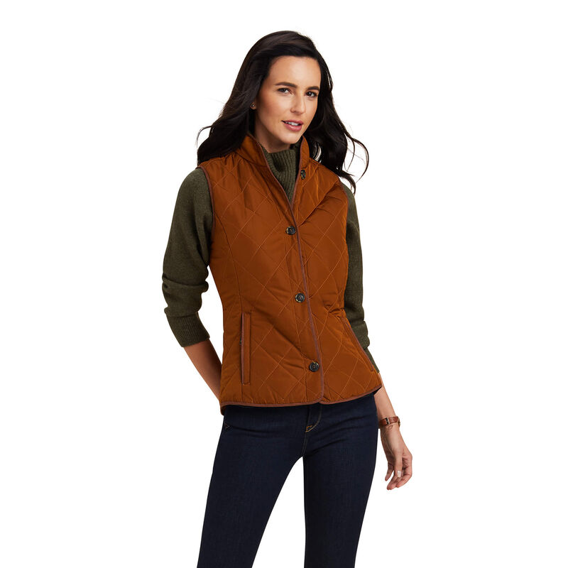 Ariat Weste Damen - Woodside 2.0 Braun ( ZRQUF-7602 )